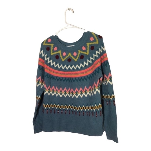 Sundance Sweaters - 3 x $35 Sundance beautiful blue multicolored sweater size M